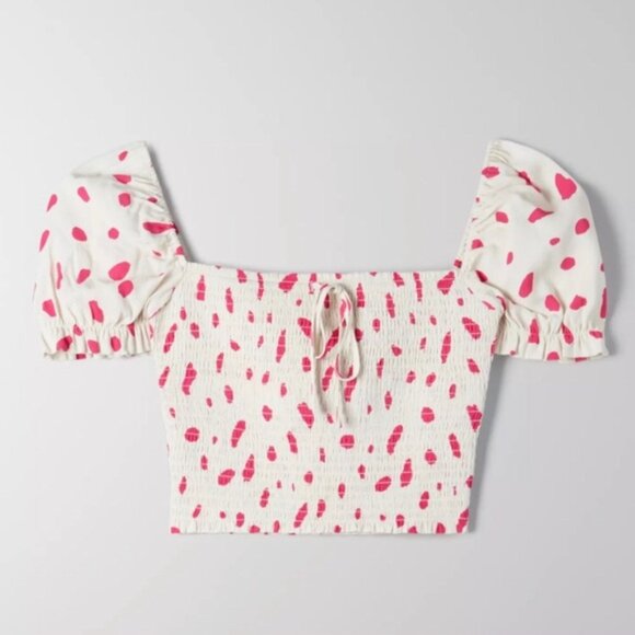 nwot Wilfred New smocked blouse S - Picture 3 of 5